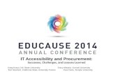 IT Accessibility and Procurement: Successes, Challenges, and Lessons Learned (242339125)