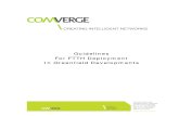 Comverge Guidelines for FTTH