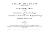 CD Course File