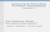 Transactions Recording Chapter2 B