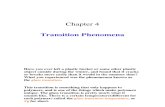 CHAPTER 4 - Transition Phenomena