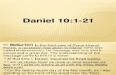 Understanding Spiritual Warfare - Daniel 10
