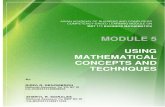 Module 5 Using Mathematical Techniques