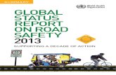 Global Status Report on Road Safety 2013 Summary