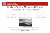 Hudson Valley Municipal OfficialViews on Climate Change Views on Climate Change