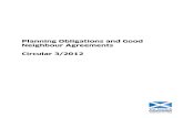 CD008 Circular 3.2012 - Planning Obligations and Good Neighbour Agreements (December 2012)