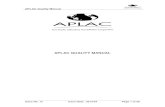Aplac Quality Manual Issue 12
