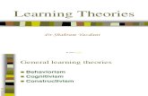 Learning Theories (1)