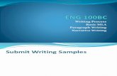 OnlineEng100BC WritingProcess MLA Paragraphs Narrative FA14
