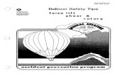 Balloon Safety Tips