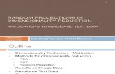 Random Projections in Dimensionality Reduction