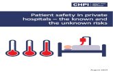 Patient Safety and Private Hospitals. The Known and Unknown Risks