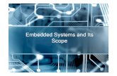 Embedded Systems and Its Scope