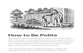 How to Be Polite — the Message — Medium