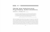Chapter17_Child and Adolescent Psychiatry Interventions