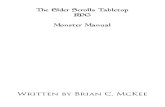 The Elder Scrolls RPG Mosnter Manual