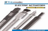 Tolomatic Rod and Rodless Style Electric Actuators Brochure