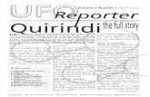 UFO Reporter Vol. 7, No. 1 - April 2002