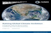 Raising Global Climate Ambition