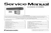 Panasonic CS-W50BD2P CU-V50BBP8 CU-W50BBP8 Service Manual Repair Guide