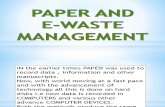 paper and ewaste management