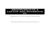 ergonomics of a Laptop and Notebook Pc