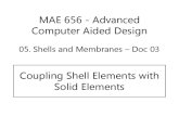 Coupling Shell Elements With Solid Elements