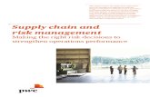Supply Chain and Risk Management- ther PWC case