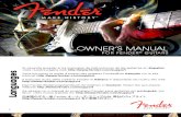 Fender ElectricGuitars Manual (2011) English