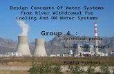 Design Concepts of Water Systems From River Withdrawal