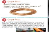 Environmental and Engineering Advantages of Using Copper Wires
