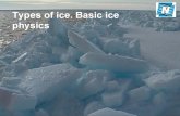 1. Types of Ice. Basic Ice Physics