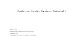 Cadence Design Tutorial 1