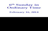 FAMILIA - 6th Sunday in Ordinary Time