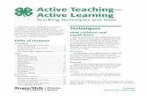 Active Teaching