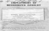 Employment of Mechanized Cavalry - 1944
