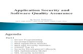 Application Security and Secure Programming