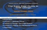 Easy Step Guide to Web Design Using Google Sit