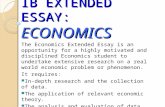 Extended Essay Economics 1