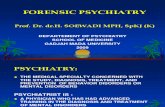 Forensic Psychiatry Blok Vi