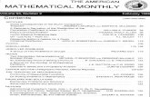 American Mathematical Monthly - 1986-02
