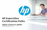 HP ExpertOne Certification