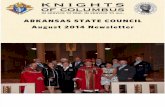 Arkansas Knights of Columbus August 2014 Newsletter