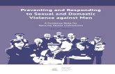 Preventing RespondiPreventing and Responding to Sexual and Domestic Violence against Men: A Guidance Note for Security Sector Institutions