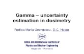 Gamma – Uncertainty Estimation in Dosimetry
