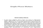 Single Phase Motors - Electrical Machines 2 Notes