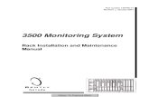 3500 Monitoring System Rack Installation and Maintenance Manu