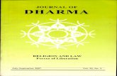 Journal of Dharma July - Sep 2007 Vol. 32 No. 3