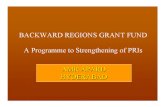 Backward Regions Grant Fund