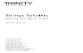 Strings Syllabus 2013